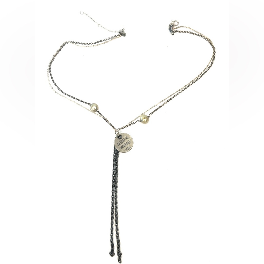 Boho Necklace with Inspirational Charm
